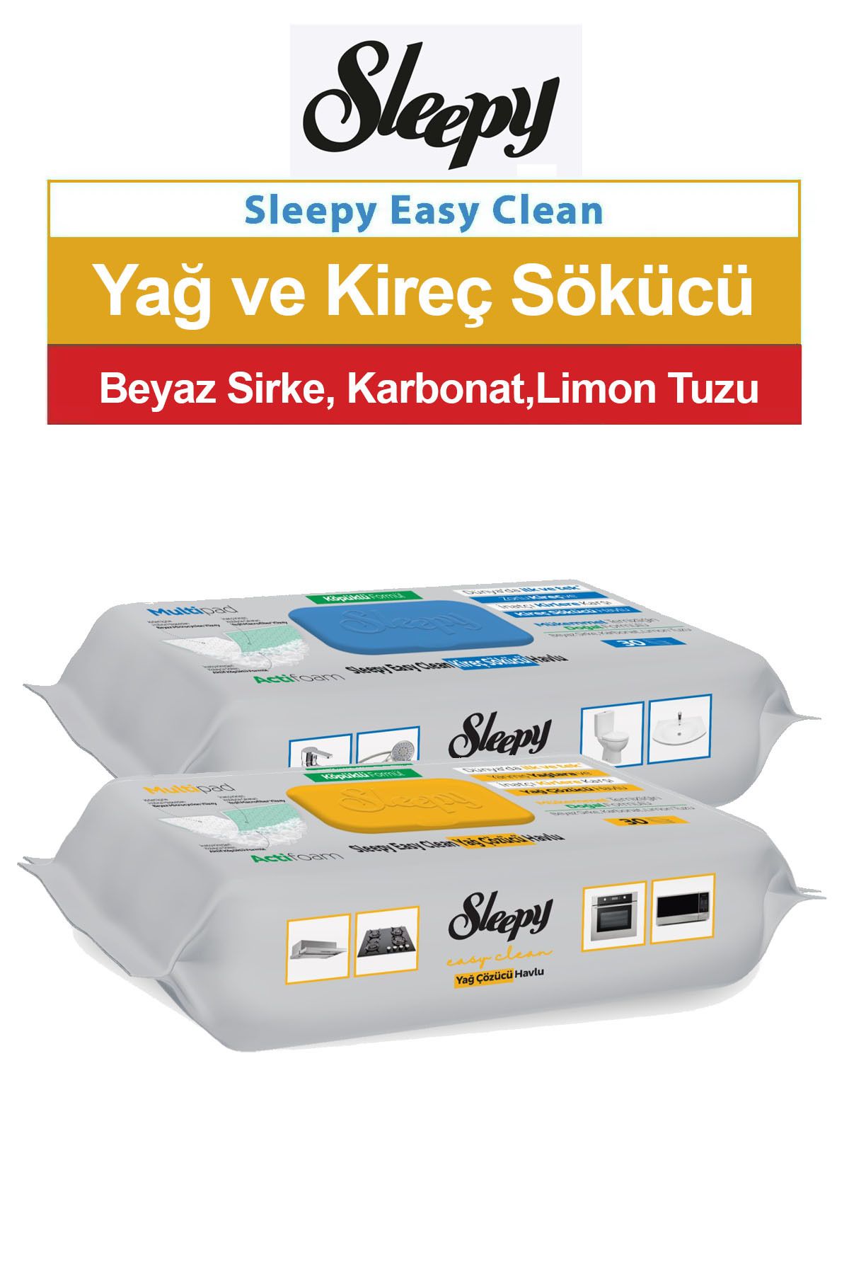 Sleepy Yağ Çözücü Havlu 30 Lu*12 toptan fiyat