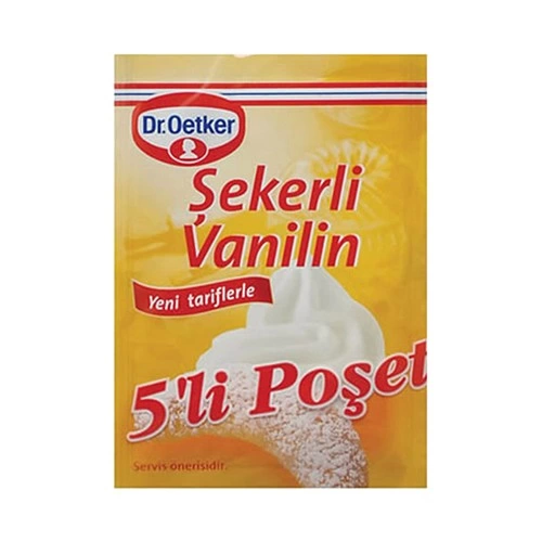 Dr Oetker Şekerli Vanilin 5 Li*30 toptan fiyat