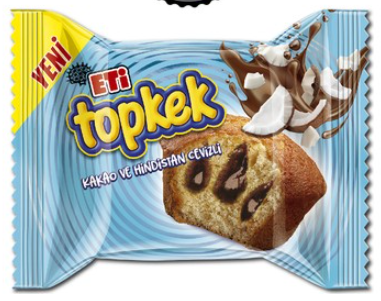 Eti Topkek Kakaolu Hindistan Cevizli Kek 40 GR 24 Lü toptan fiyat