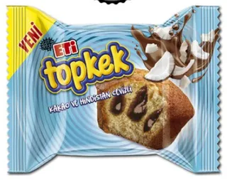 ETİ TOPKEK KAKAOLU HİNDİSTAN CEVİZLİ KEK 40 GR 24 LÜ toptan fiyat