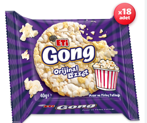 Eti Gong Süt Mısırlı 40 GR 18 Adetli toptan fiyat