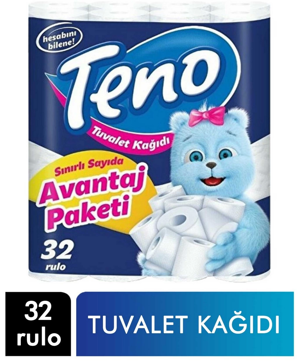Teno Tuvalet Kağıdı 32 Li*3 toptan fiyat