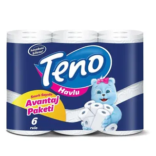 TENO HAVLU 6 LI*4 toptan fiyat