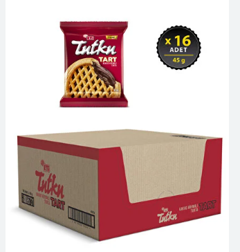 Eti Tart Tutku Bisküvi 45 GR 16 Lı toptan fiyat