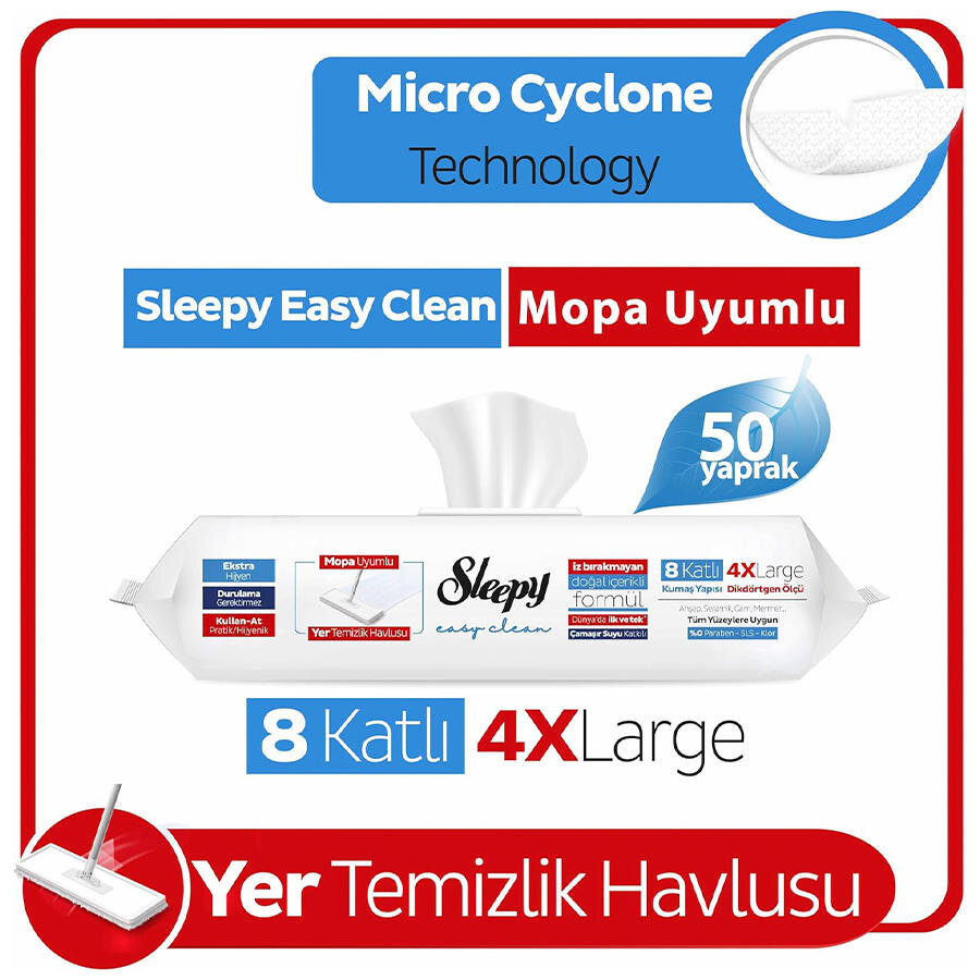 Sleepy Mop Çamaşır Sulu Mavi Çam 50 Li*6 toptan fiyat