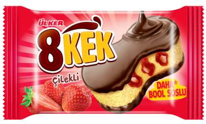 Ülker 8 Kek Çileklı*24