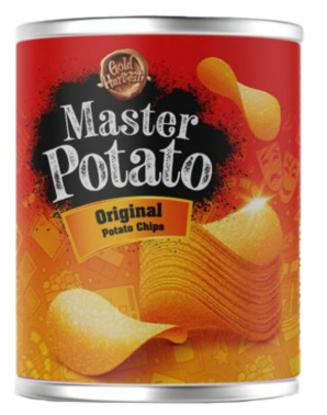 Master Potato Cips Orjinal 60 GR*28