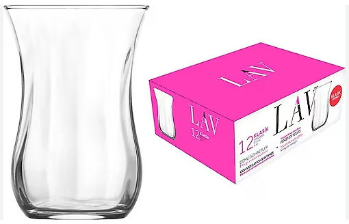 Lav Çay Bardağı Klasik 12*6