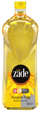 Zade Ayçiçek Yağı 1800 LT*6