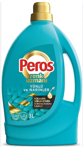Peros Sıvı Çamaşır Det.yün.hassas Giysi 3 LT*4
