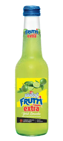 Uludağ Frutti Extra Cam Yeşil Limon 250 ML*24 toptan fiyat