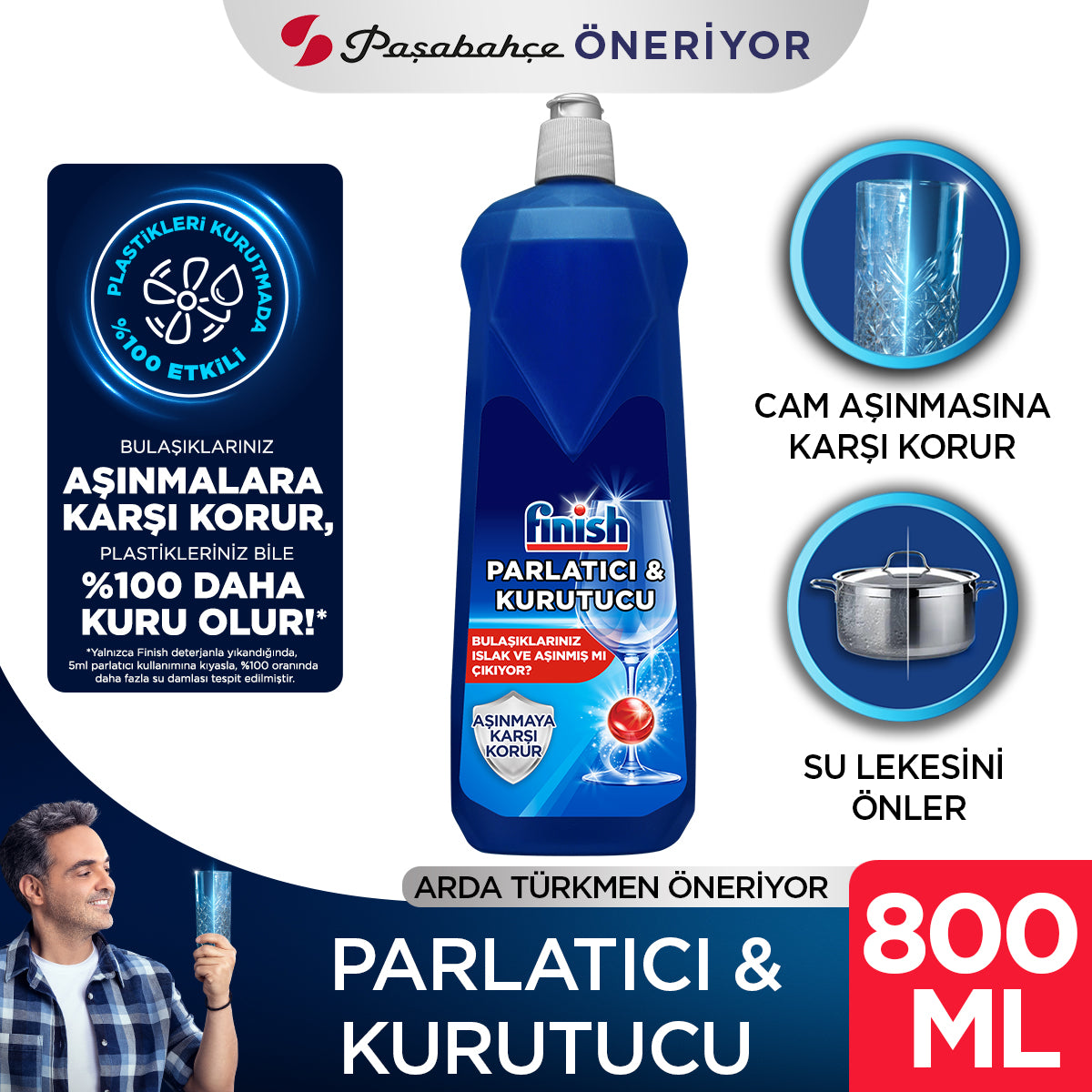 Calgonit Finish Parlatıcı 800 ML*12 toptan fiyat