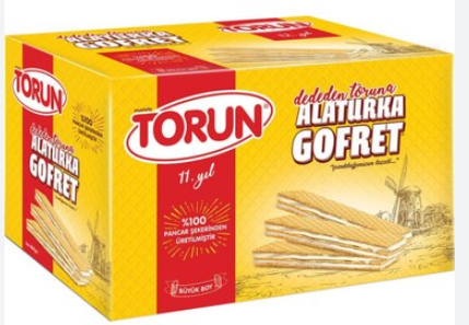 Türker Vanilyalı Gofret 6 KG toptan fiyat