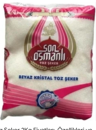 SON OSMANLI  TOZ ŞEKER 3 KG*6 toptan fiyat