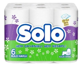 Solo Havlu 6 Lı*4