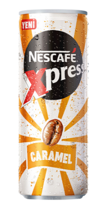 Teneke Nescafe 250 ML Express *24 Karamel