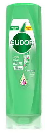 Elidor Saç Kremi Sağlıklı Uzayan Saçlar 350 ML*6 Yeşil