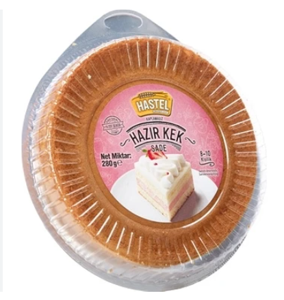 Hastel Pasta Altı Kek 200 GR Sade *12 05/2026