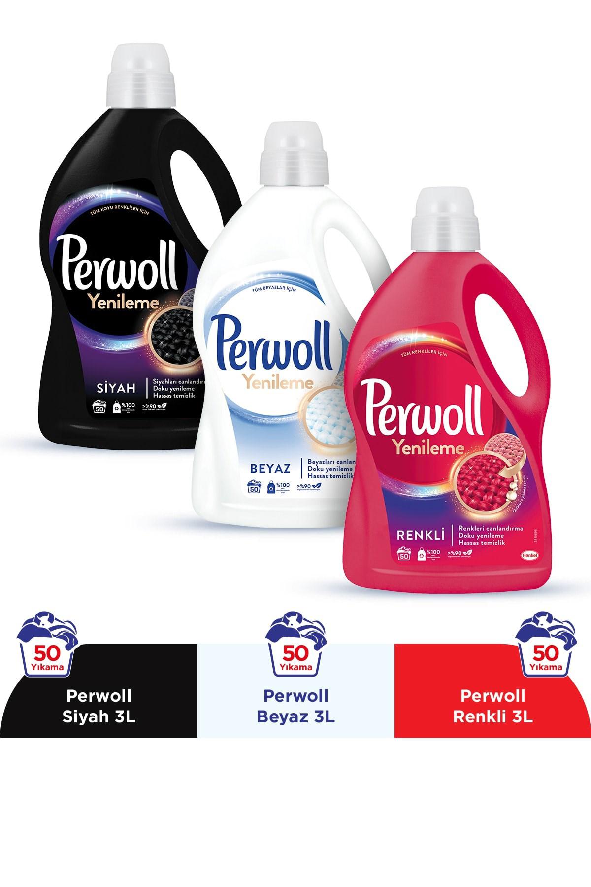 Perwoll Sıvı Çamaşır Det. Yün Ve Narin 3 LT*6 Pembe toptan fiyat