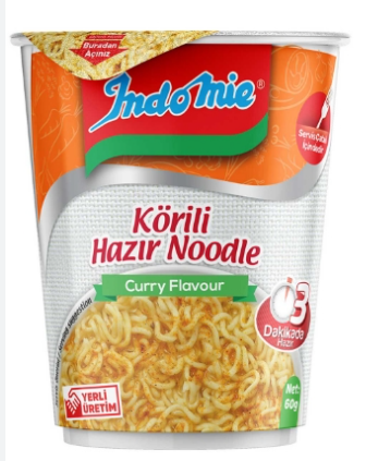 İndomie Bardak Köri 60 GR*24 toptan fiyat