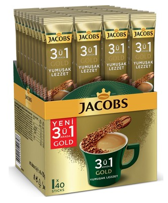 Jacobs 3 Ü 1 Arada Gold Yumusak Kahve*40