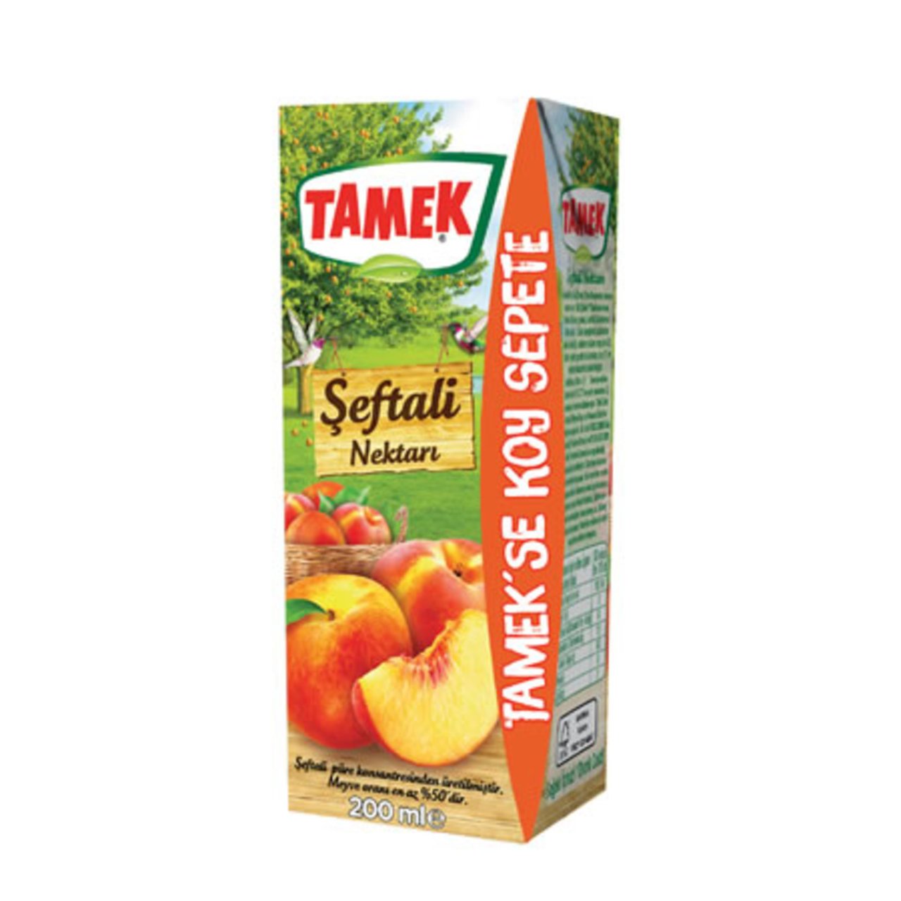 Tamek Meyve Suyu Şeftali 200 ML*27