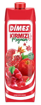 Dimes 1 LT Meyve Suyu*12 - Kırmızı Meyve toptan fiyat