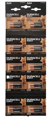 Duracell İnce Pil 20 Li*12