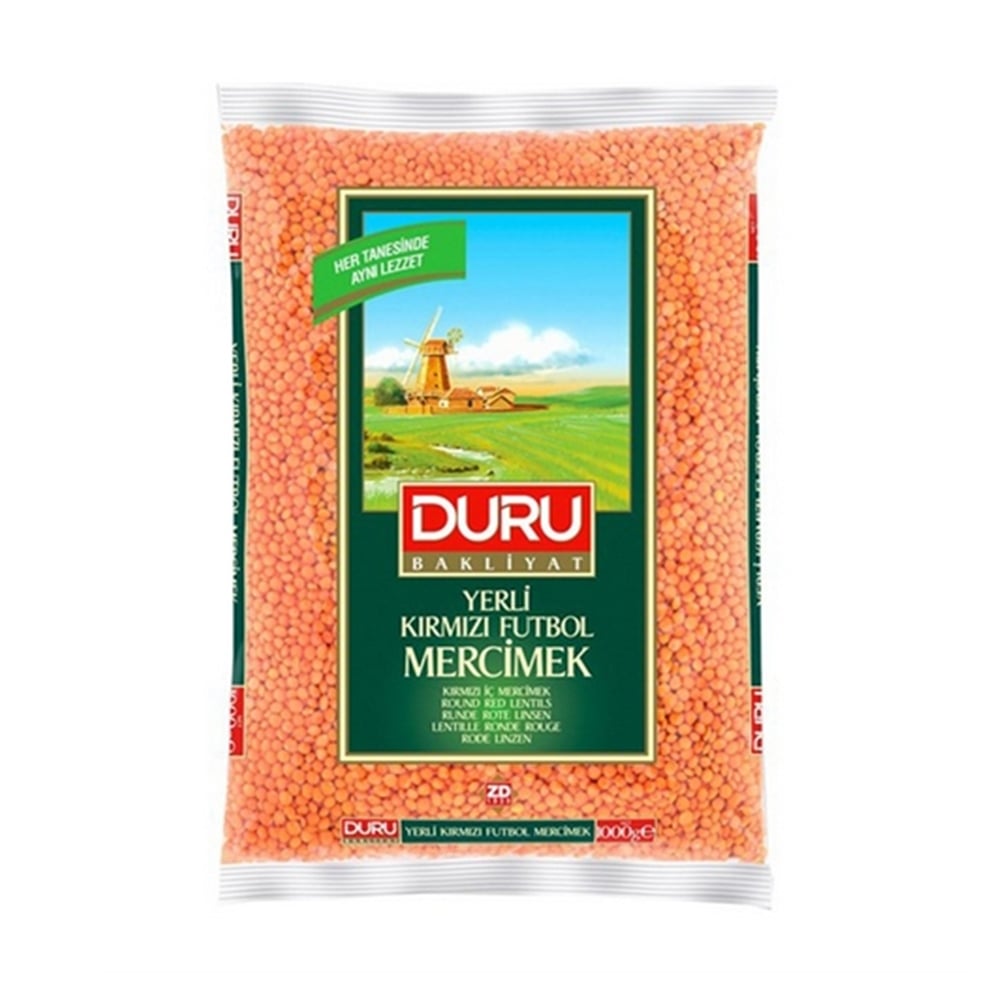 Duru B Futbol Kırmızı Mercimek 1 KG*12 toptan fiyat