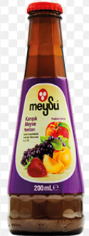 Meysu Cam Meyve Suyu Karışık 200 ML*12