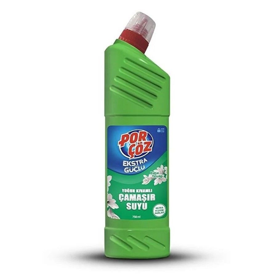 Porçöz Çamaşır Suyu Bahar Tazeliğ 750 ML*15 toptan fiyat