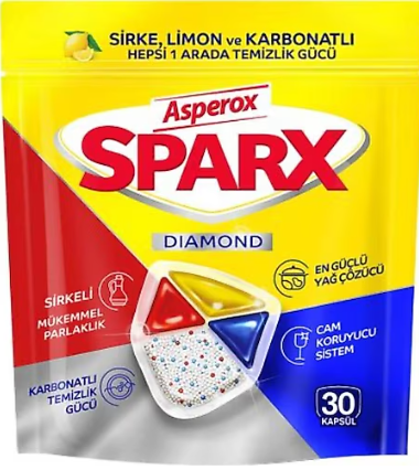 Sparx Bulaşık Makinesi Tableti 30 Lu*6 toptan fiyat