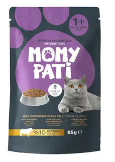 MOMYPATİ KEDİ MAMASI 85 GR*24 BİFTEKLİ toptan fiyat