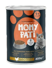 MOMYPATİ KEDİ MAMASI 400 GR*12 BİFTEKLİ toptan fiyat