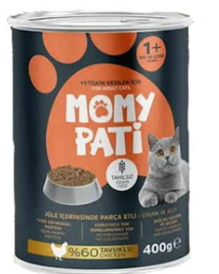 MOMYPATİ KEDİ MAMASI 400 GR*12 TAVUKLU toptan fiyat