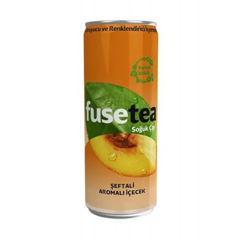 Fuse Tea Teneke Şeftali 330 ML*24 toptan fiyat