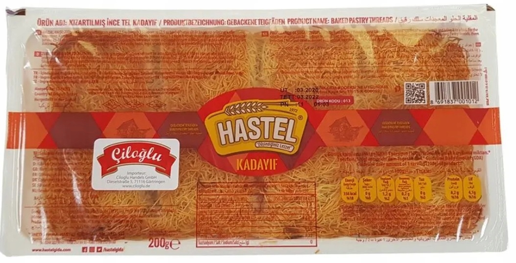 Ram - Hastel Kadayıf Küçük 200 GR*24