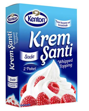 Kenton Krem Şanti Sade 150 GR*16 toptan fiyat