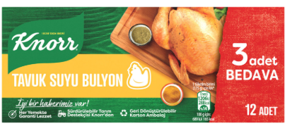 Knorr 12 Li Tavuk Bulyon 6 LT*48 toptan fiyat
