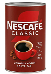 Nescafe Klasik Toz Kahve Teneke 1 KG*6