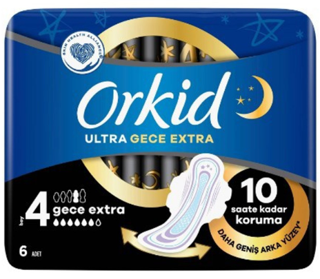 Orkid Ultra Tekli Gece Extra 5 Li*24 toptan fiyat