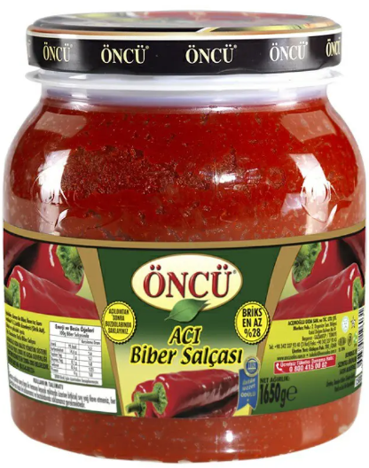 Öncü Acı Biber Salçası 1650 GR*6 toptan fiyat